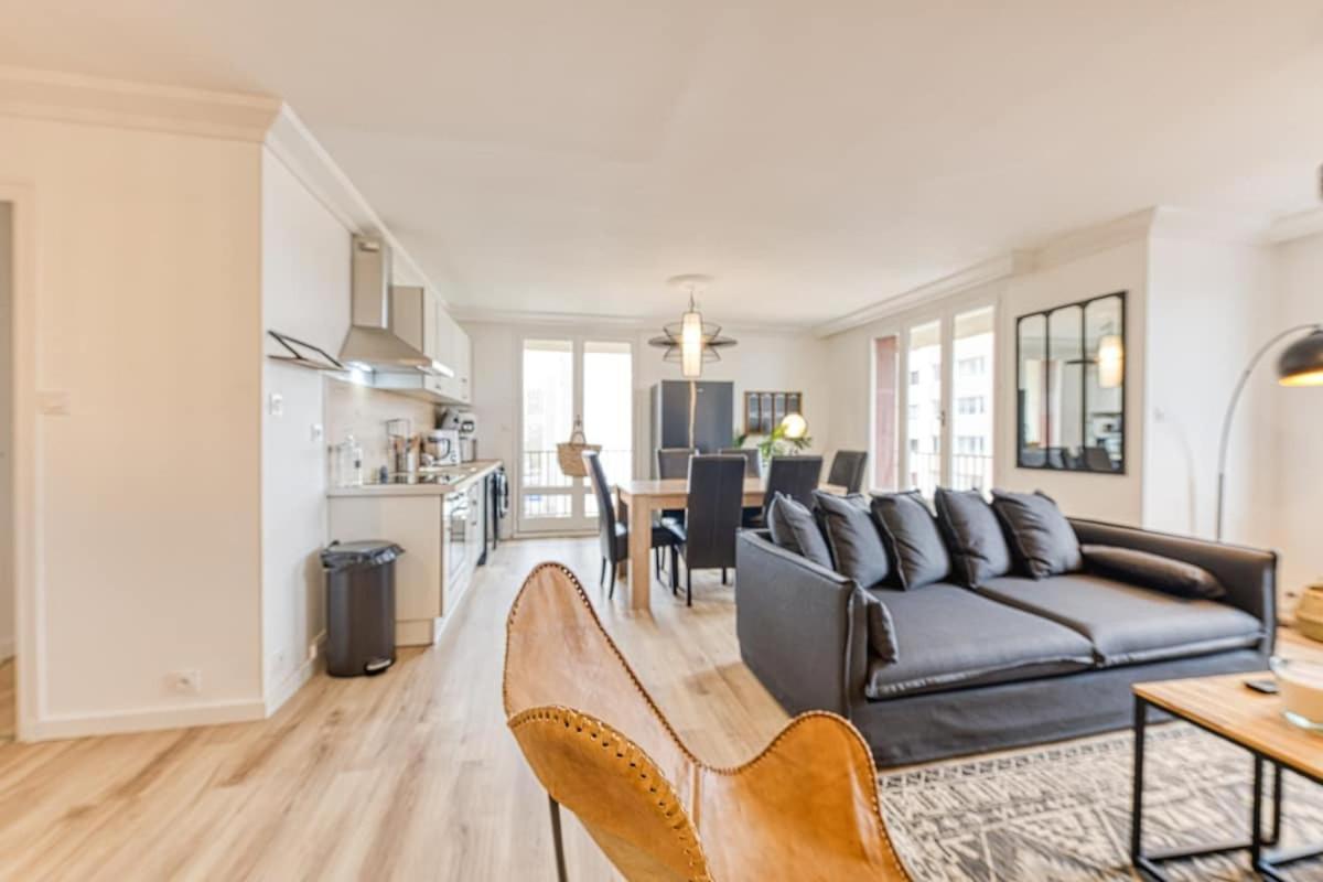 Magnificent Apartment, 4 Bedrooms, Fiber Wifi Grenoble Esterno foto